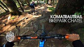 Komatrautrail Chatel Bikepark - black line RAW