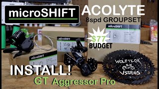 GT Aggressor Pro gets microSHIFT Acolyte 8spd...