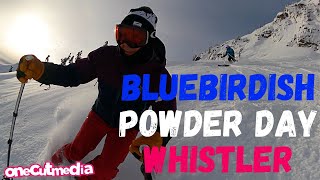 BlueBirdish Powder Day on Whistler    onecutmedia