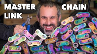 Will a bike chain with ONLY master links even...