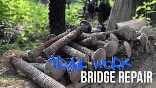 Bridge Work at Traverse Des Sioux Park in St....