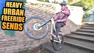 HEAVY URBAN MTB FREERIDE SENDS -  3 DIFFERENT...