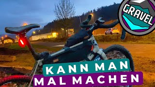 Gravelbike Nachtfahrt | Irgendwie unheimlich |...