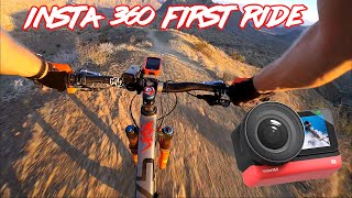 First MTB Ride with the Insta360 One R 1 Inch...