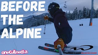 Before the Alpine on a Powder Day at Whistler ...