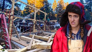 WE'RE BUILDING A HOUSE?! — Frame raising a...