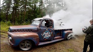 BLOWING UP RADIATORS AND BERMS...A FORD F1 550...