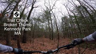 Broken Thumb at Kennedy Park MA