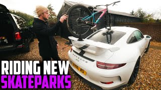 RIDING BRAND NEW SKATEPARKS ON MTB & BMX!!