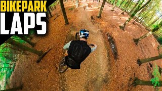 SICK BIKE PARK JUMP TRAILS!! testing the...