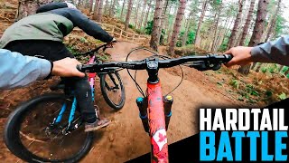 DIRT JUMP vs ENDURO HARDTAIL RIDING!!