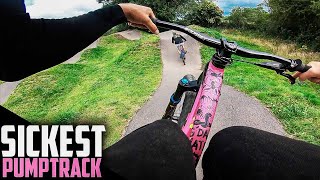 RIDING THE PERFECT PUMP TRACK AND TRYING NEW...
