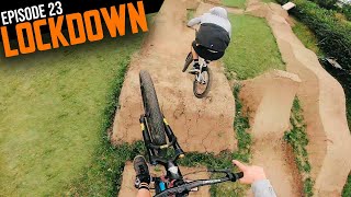 RIDING THE NEW BACKYARD DIRT JUMPS WITH BEN!!...