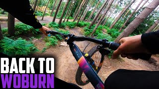 FINALLY BACK RIDING DOWNHILL AT WOBURN!!