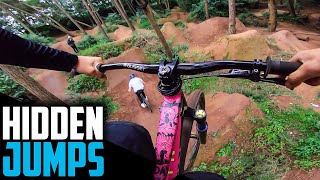 RIDING MTB TRAILS WITH SICK DIRT JUMPS...