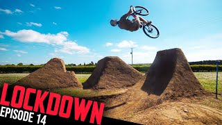 RIDING THE BEST NEW BACKYARD DIRT JUMP...