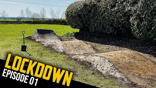 I’M BUILDING MTB DIRT JUMPS IN MY BACKYARD!!...
