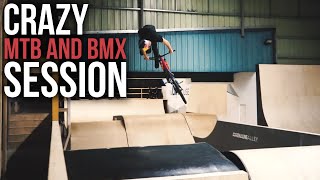 MTB AND BMX RIDING AT THIS OUTRAGEOUSLY HUGE...