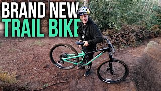 BUILDING AND RIDING A BRAND NEW TRAIL BIKE ON...
