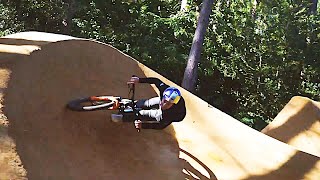 RIDING AND CRASHING NEW LINES AT THE TRAILS!!