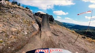 RIDING A NEW ENDURO BIKE AT REDBULL HARDLINE!!