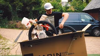 BUILDING AND RIDING A BRAND NEW ENDURO BIKE!!