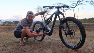 NEW £1000 CRANKS ON MY ENDURO MTB!! BIKE CHECK