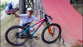 RIDING MY BRAND NEW DIRT JUMP BIKE AND CUSTOM...