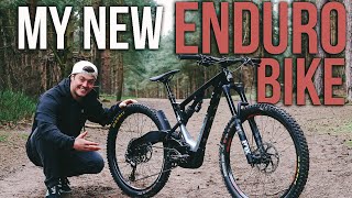MY NEW ENDURO MTB!! *BIKE PARK RIDING*