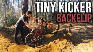 RIDING THE HUGE NEW STEP UP!! *MINI BACKFLIP...