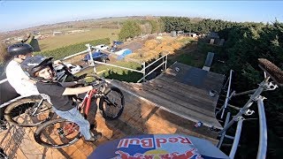 INSANE DAY AT MY SLOPESTYLE COMPOUND AND THE...