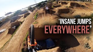 RIDING THE MOST INSANE MTB BIKE PARK!!...