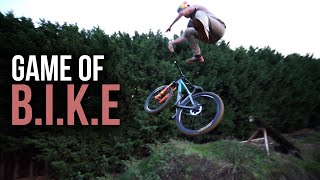 Game of BIKE on my Slopestyle MTB Jumps!!