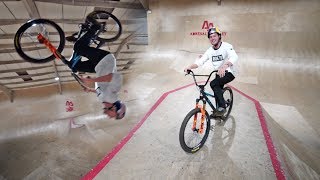 NEW Skatepark Tricks on the BMX / MTB Hybrid!!