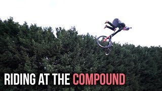 Riding Slopestyle Jumps At My MTB Compound!