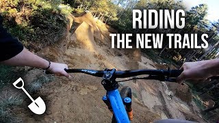 Build And Ride! Testing The New MTB Trails Line!