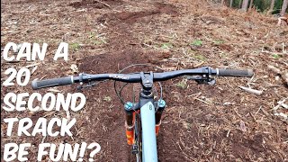 CAN A 20 SECOND MTB TRACK BE FUN?!