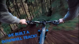 HOW TO BUILD A DOWNHILL TRACK WITH NO TOOLS!!?