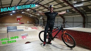 BIG TRICKS SMALL JUMPS!! // MTB SKATEPARK...