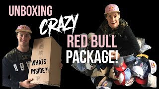 Unboxing Crazy Red Bull Package