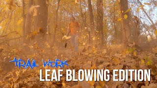 Leaf Blowing at Traverse Des Sioux