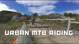 Urban MTB riding