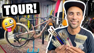 Insane Custom Bike and Surfboard Collection!...