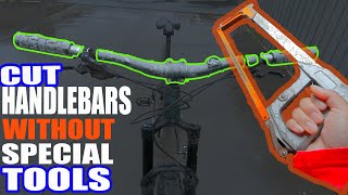 How To Cut Your Mountain Bike Handlebars...