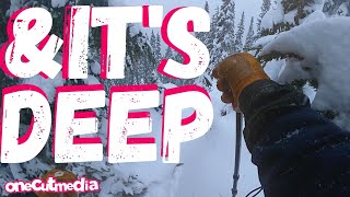 it's DEEP ;) at WhistlerBlackcomb  Sleeper Pow...
