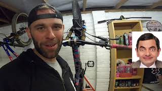 INSTALLING SOME SECURITY FOR MY MOUNTAIN BIKES...