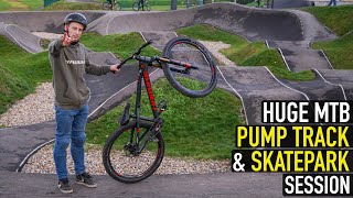 RIDING THE BEST PUMP TRACK & SKATEPARK...