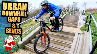 URBAN MTB DOWNHILL GAPS AND SENDS  - CHRISTMAS...