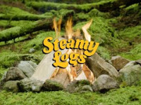 Lush Virtual Campfire [4K] | Steamy Logs