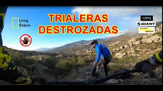 TRIALERA MTB DESTROZADA  | CASI NOS TIRA EL...